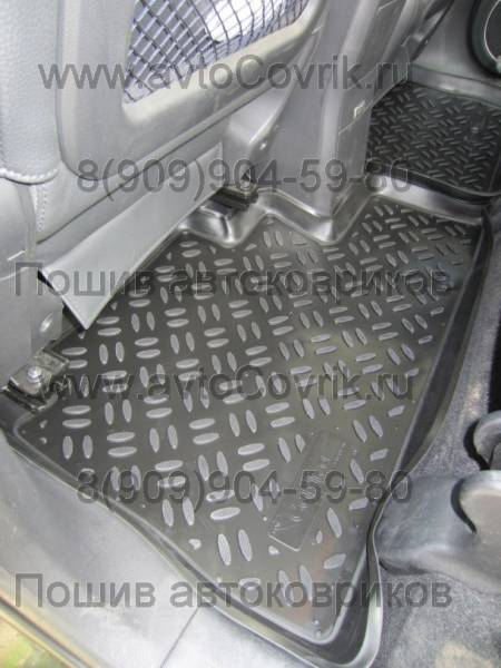 Коврики в салон Chevrolet Captiva(Шевроле Каптива) до 2012 с бортиком